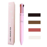 4-in-1 Waterproof Eyebrow Pencil - Long Lasting Eyebrow & Eyeliner Makeup Pen