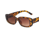Retro Rectangle Sunglasses for Women – UV400 Vintage Fashion Eyewear with Anti-Glare Lenses