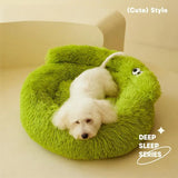 Ultra-Plush Cat Bed – Warm, Cozy & Machine-Washable Pet Sleeping Nest