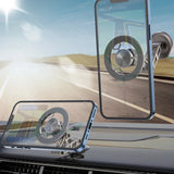 Soporte magnético para teléfono de coche: soporte plegable de aleación para salpicadero