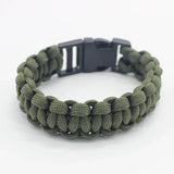 7-Strand Paracord Survival Bracelet – 23cm Emergency Rope for Outdoor & Camping
