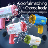 40-Hole Bubble Gun for Kids - Automatic Bubble Blower for Outdoor Play & Parties