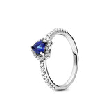 Classic Zircon Wedding Band – Unisex Silver Ring for Engagement, Parties & Special Occasions
