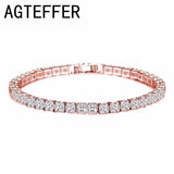 Elegant 925 Sterling Silver Crystal Charm Bracelet for Women