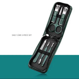 Professional Stainless Steel Nail Clipper Set - 6-Piece Manicure Kit for Men & Women