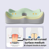 Memory Foam Car Seat Cushion - Universal Lumbar & Buttock Support Pillow