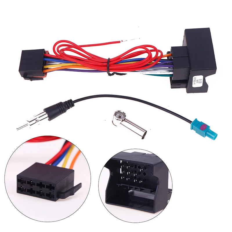 Universal Car Stereo Wiring Harness & FM Antenna Adapter Kit