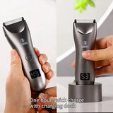 Professional Rechargeable Hair Clipper & Beard Trimmer - All-in-One Body Grooming Kit for Men