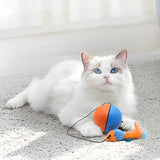 Automatic Obstacle-Avoidance Cat Toy – Interactive Smart Ball with 5 Replaceable Attachments