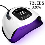 Professional UV LED Nail Lamp – High-Power 81 Bead Gel Polish Dryer for Salon & Home Use