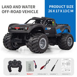 Vehículo anfibio todoterreno JJRC Q156 4WD para escalada: vehículo acrobático RC resistente al agua