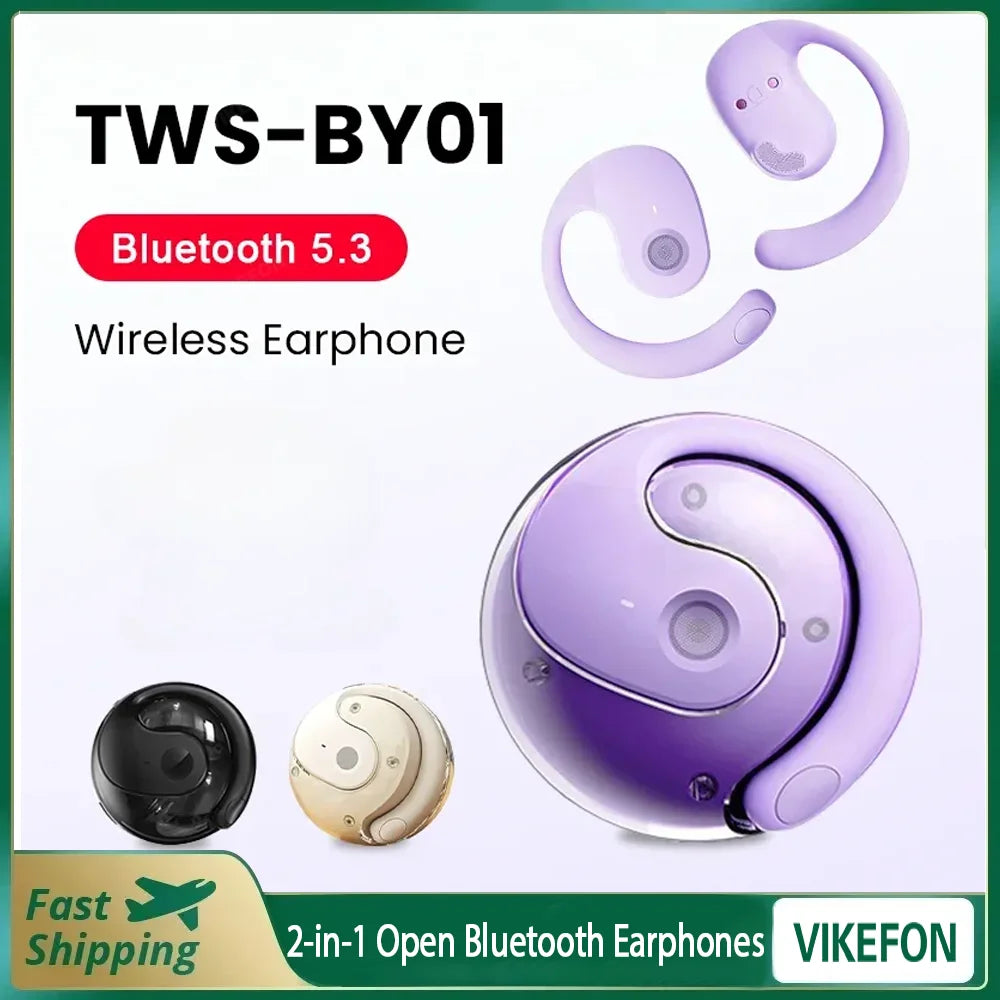 Auriculares inalámbricos OWS Auriculares Bluetooth con micrófonos Auriculares con sonido estéreo de alta fidelidad Auriculares deportivos táctiles inteligentes Auriculares impermeables para teléfono