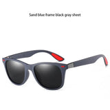 Gafas de sol polarizadas clásicas de moda para hombres y mujeres: gafas de sol cuadradas con protección UV400