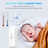 Smart Zigbee Temperature & Humidity Sensor – Wireless Indoor Monitor with App Control & Voice Assistant Support