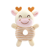 Sonajeros de peluche suaves para bebés: adorables anillos de animales para el aprendizaje temprano