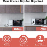 Organizador de cables: soporte con clip para la gestión de cables de electrodomésticos de cocina como freidoras de aire y cafeteras