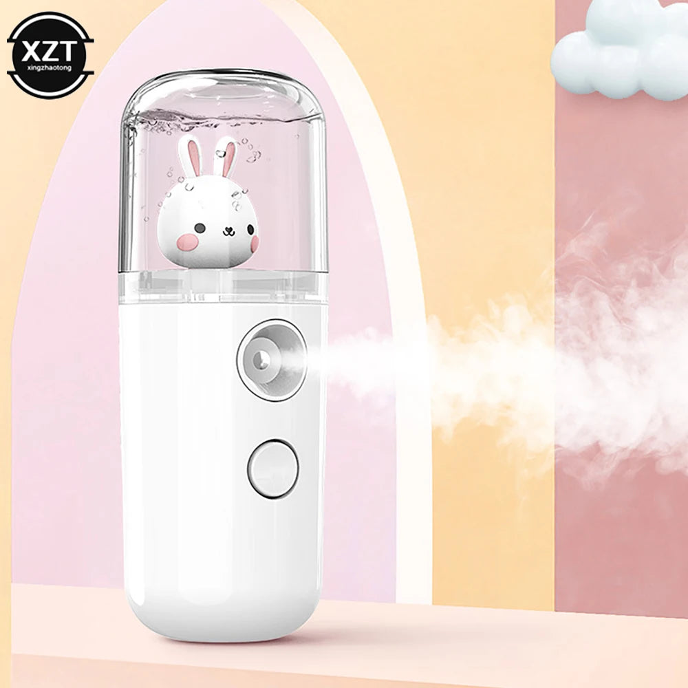 Humidificador de aire portátil USB y difusor de aceites esenciales: mini vaporizador de aromaterapia