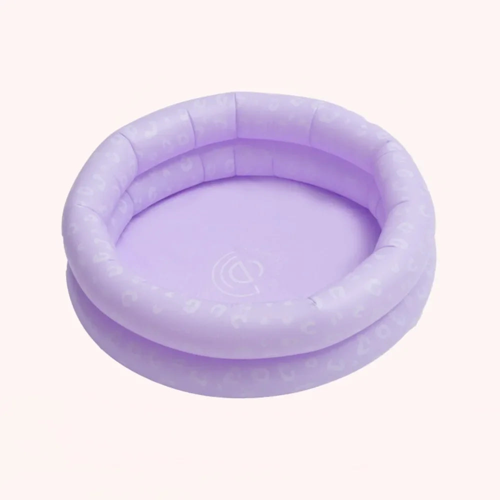 Foldable Inflatable Baby Swimming Pool for Outdoor Water Play - 55cm PVC Kids Pool