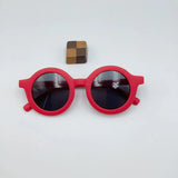 2024 Kids’ Round Sunglasses – UV400 Protection, Stylish Plastic Frame for Girls