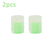 Glow-in-the-Dark Tire Valve Caps – Fluorescent Caps for Cars, Motorcycles & Bicycles
