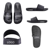 Men’s Street Style Summer Slides – Comfortable PU Slippers for Outdoor Use