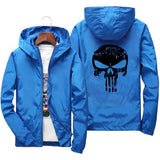 Men’s Casual Hooded Jacket – Lightweight Printed Zip-Up Outerwear for Spring & Autumn