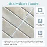 3D PVC Wall Tiles – Peel and Stick Self-Adhesive Decorative Tiles for Kitchen, Bathroom, and Living Room