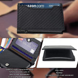Men’s Genuine Cow Leather Short Wallet – Compact Fashionable Card Holder with Photo Slots