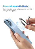360° Magnetic Phone Ring Holder – Foldable Kickstand with Strong Grip