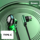 Wired Earbuds with Microphone - 3.5mm & Type-C Gaming Headset for Sports & Mobile Phones