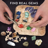 Mega Gemstone Dig Kit – Educational Science Toy for Kids with Real Crystal Treasures