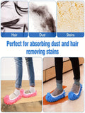 Reusable Microfiber Mop Slippers – Soft, Washable Cleaning Foot Socks for Floors