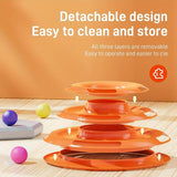Durable Plastic Flying Disc Toy for Cats – Interactive Pet Playtime Toy