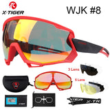 X-TIGER Cycling Sunglasses – Lightweight, UV Protection, Multi-Lens Sports Eyewear for Men & Women
