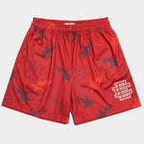 Men’s Floral Mesh Gym Shorts – Lightweight Summer Athletic Shorts for Sports, Beach & Casual Wear