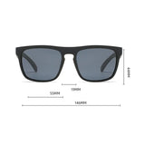 Men's Square Polarized Sunglasses – UV400 Protection & Stylish Acetate Frame
