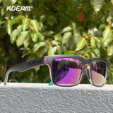 KDEAM Unisex Polarized Square Sunglasses – UV400 Anti-Blue Light Eyewear for Driving, Fishing & Computer Use