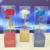 Galaxy Rose – Eternal 24K Gold Foil Artificial Flower for Romantic Decor & Gifting