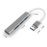 4-in-1 USB Type-C Hub – Multi-Function Dock with HDMI, VGA, Card Reader & RJ45