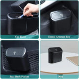 Compact Leakproof Car Trash Can with Lid – Keep Your Car Clean & Organized