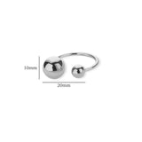 Minimalist Gold Beaded Ring – Adjustable Stainless Steel, Waterproof & Hypoallergenic