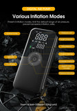 Cordless Digital Tire Inflator with LED Light and 150 PSI Air Compressor