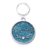 Custom Engraved Stainless Steel Pet ID Tag – Personalized Anti-Lost Nameplate for Dogs & Cats