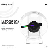 12CM Mini 3D Hologram Fan Display Light for Advertising and Events