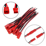 20-Piece JST 2-Pin Connector Set - Male & Female Terminal Plugs for DIY Electronics