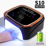 Cordless Rechargeable UV LED Nail Lamp – 36 Beads Fast-Dry Gel Nail Dryer for Home & Salon Use