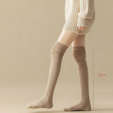 Women’s Knee-High Socks – Thin, Stretchy & Stylish Solid Color Stockings
