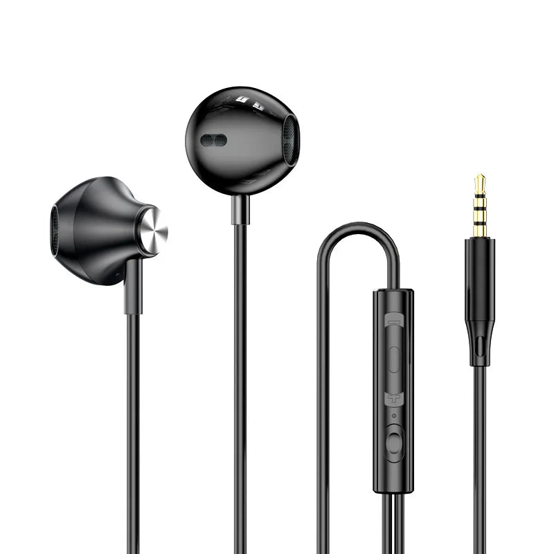 USB Type-C Wired Earbuds with HiFi Stereo Sound, Built-in Microphone & Noise Reduction for Samsung, Google Pixel, iPad, and More