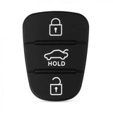 Hyundai & Kia Key Fob Button Pad Replacement – 3-Button Rubber Pad
