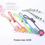 Cotton Rope Dog Chew Toy – Natural Dental Ball for Puppies & Small Dogs
